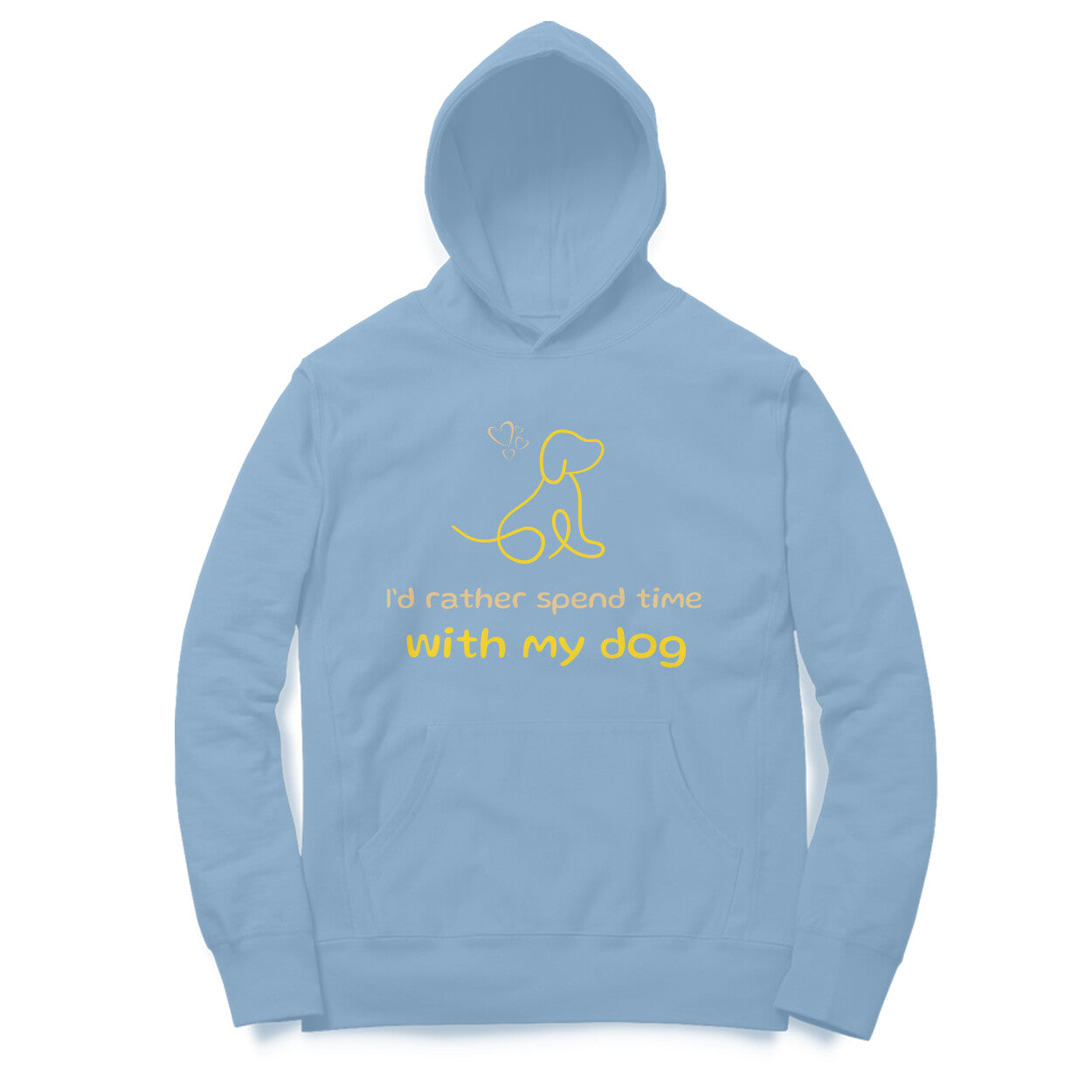 I'd Rather_Dog Unisex Hoodie